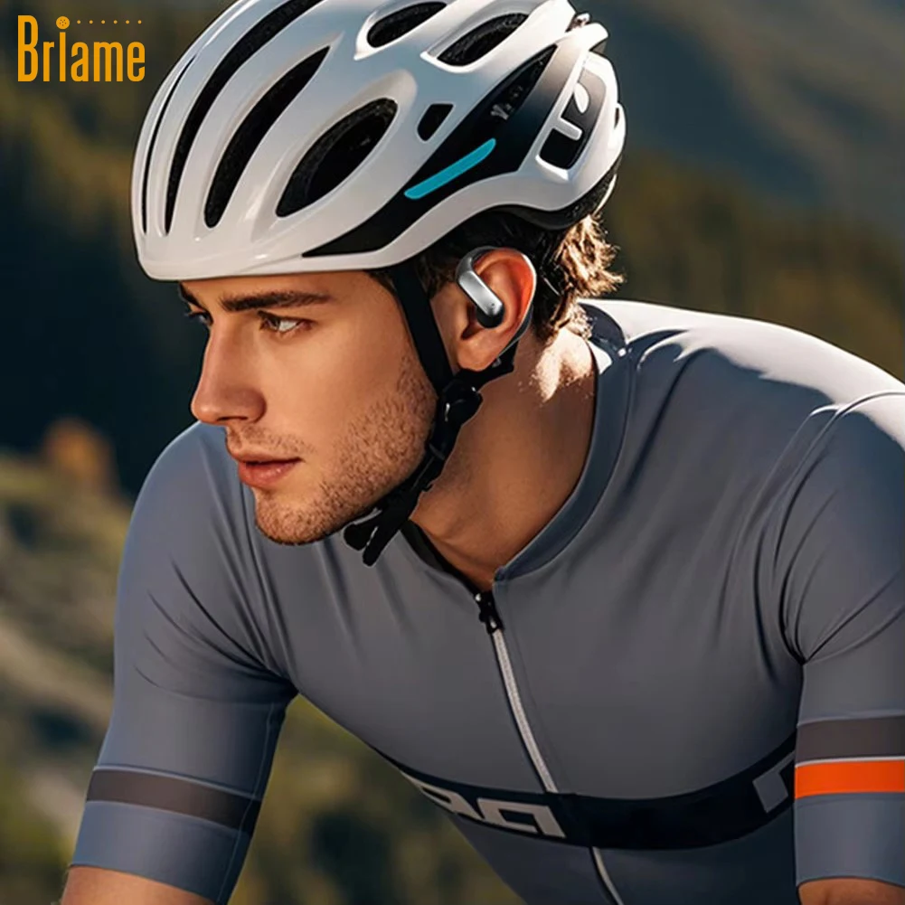 Briame Wireless Headphones OWS Sports Headset Touch Control Digital Display Bluetooth Earphones HD Call Waterproof image 6