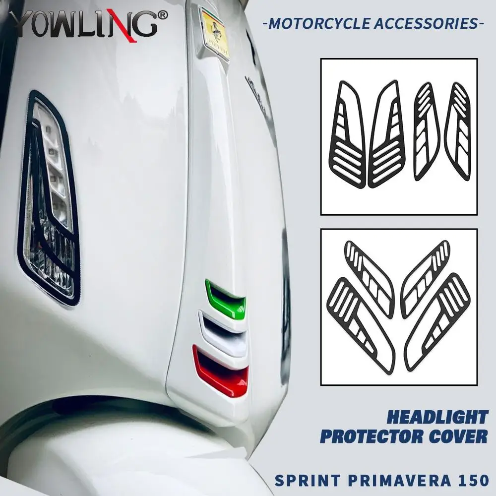 For Sprint Primavera 150 ALL YEARS Motorcycle Accessories Headlight Protector Guard Front Head Lamp Grill Protection Cover