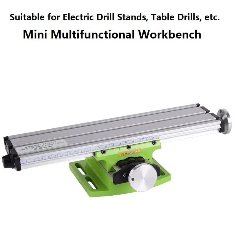 Multi-Functional Cross Bench Sliding Table Electric Drill Bench Drill Stand Mini Miniature Milling Machine DIY Stand