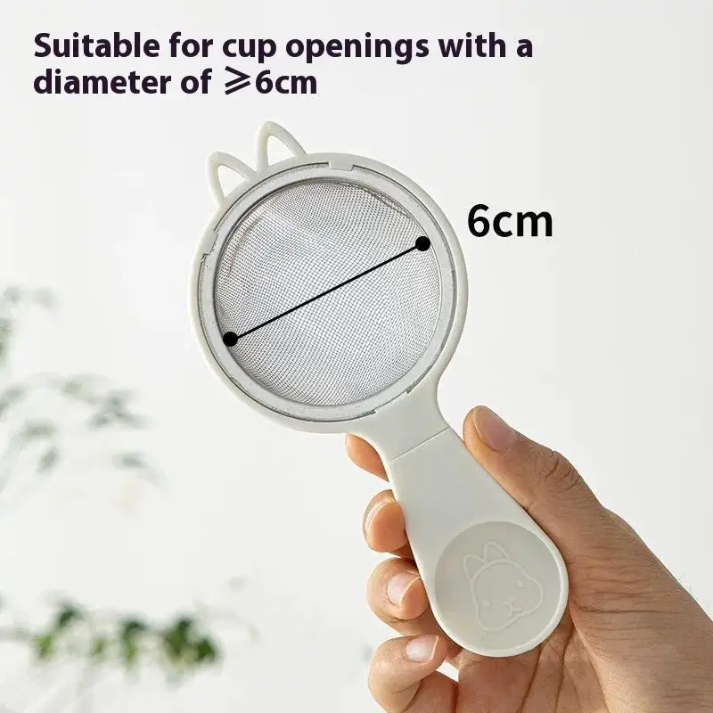 Stainless Steel Fine Matcha Strainer With Binaural 7.5cm Diameter Mini Fine Mesh Sieve Tea Strainers Coffee Flour Kitchen Filter