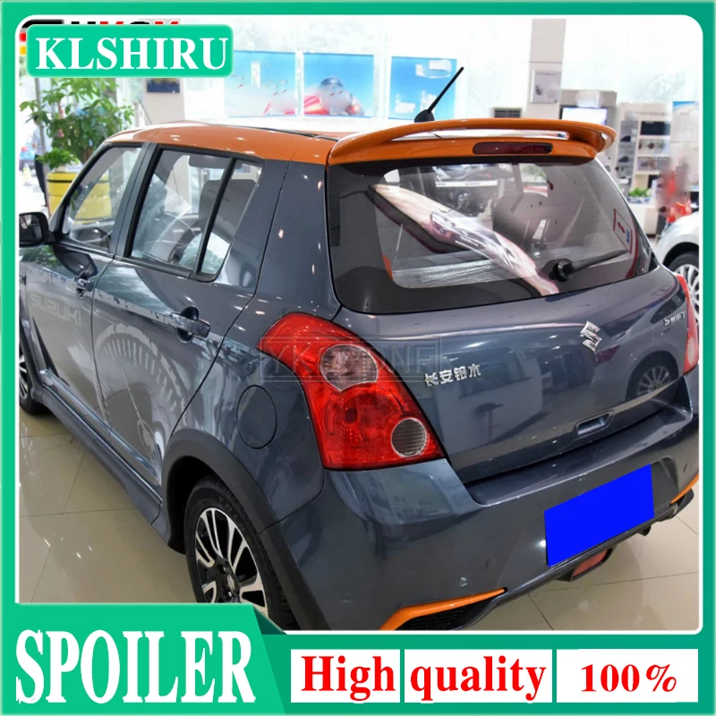 Für Suzuki Swift Spoiler 2006- 2016 Hohe qualität ABS material Automotive Hintere flügel Primer