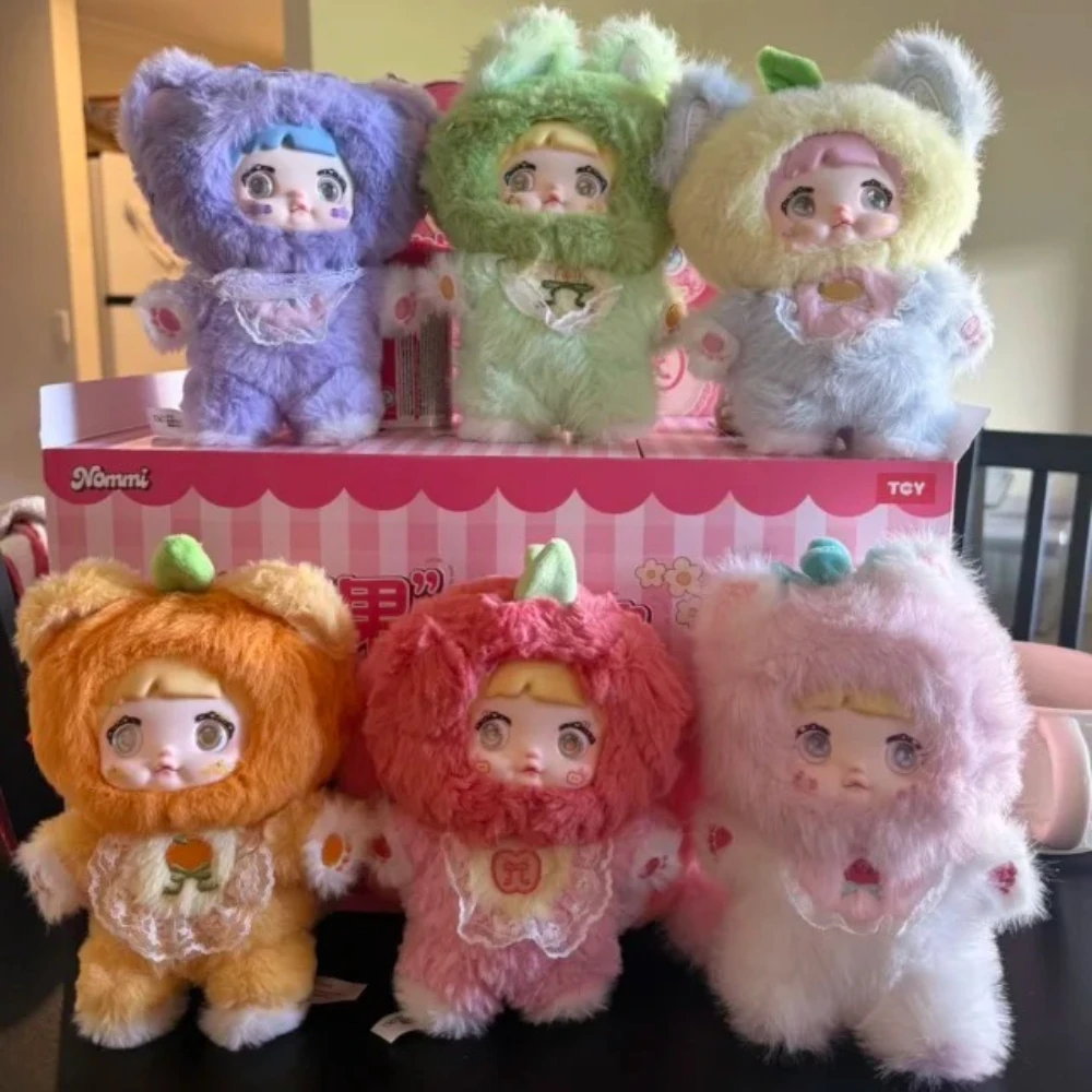 

Подлинная Nommi, интересная серия фруктов, плюшевая слепая коробка, украшение для стола, кавайная аниме-фигурка, Mysterybox, День святого Валентина