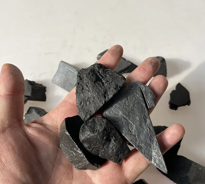 Raw Shungite Stone Rough Energy Quartz Water Cleaner Natural Mineral Anti-radiation Mineral Origin Karelia Russia - Image 4