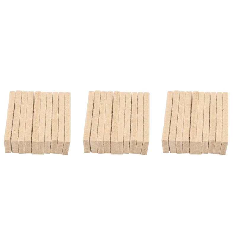 3x pastilhas de freio de bicicleta de exercício lã feltro resistência almofada de arrasto para fiação pastilhas de freio peça de substituição