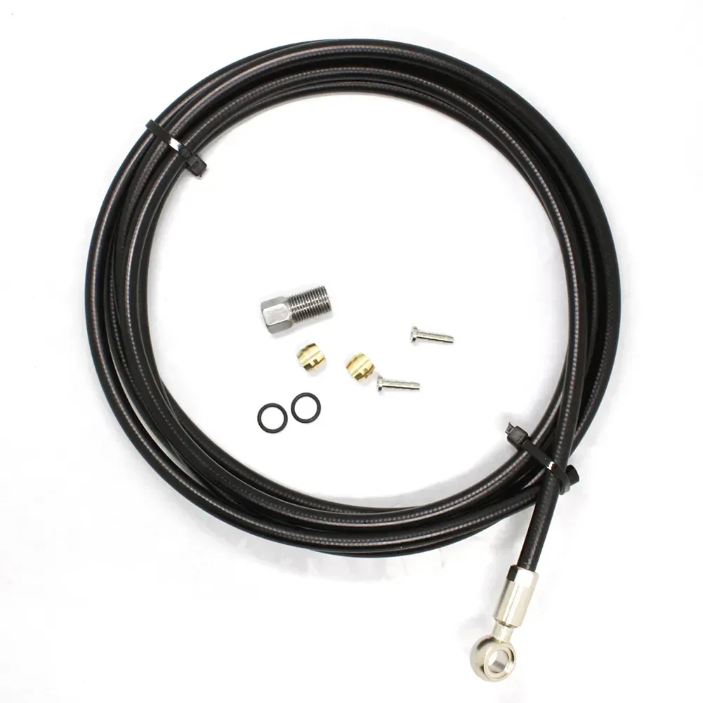 Bike Bicycle Banjo Hydraulic Disc Brake Hose Kit For-Shimano BH90 SLX M7000 XT M8000 XTR M9000 2m Line Pipe With Oil Needles