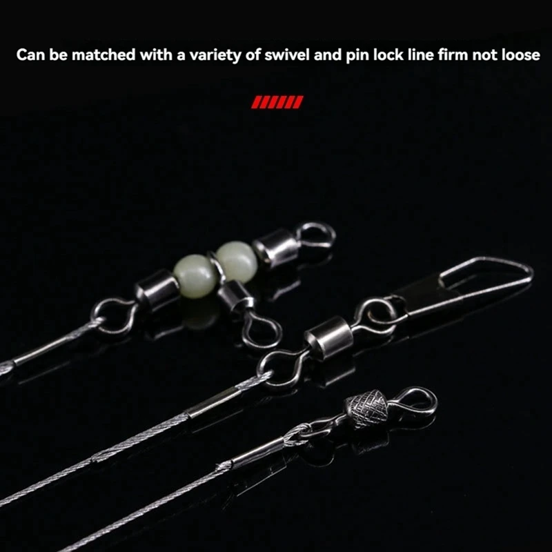 200Pcs Fishing Crimping Sleeves Fishing Line Crimp Wire Leader Copper Tube Connectors Fishing Single Barrel