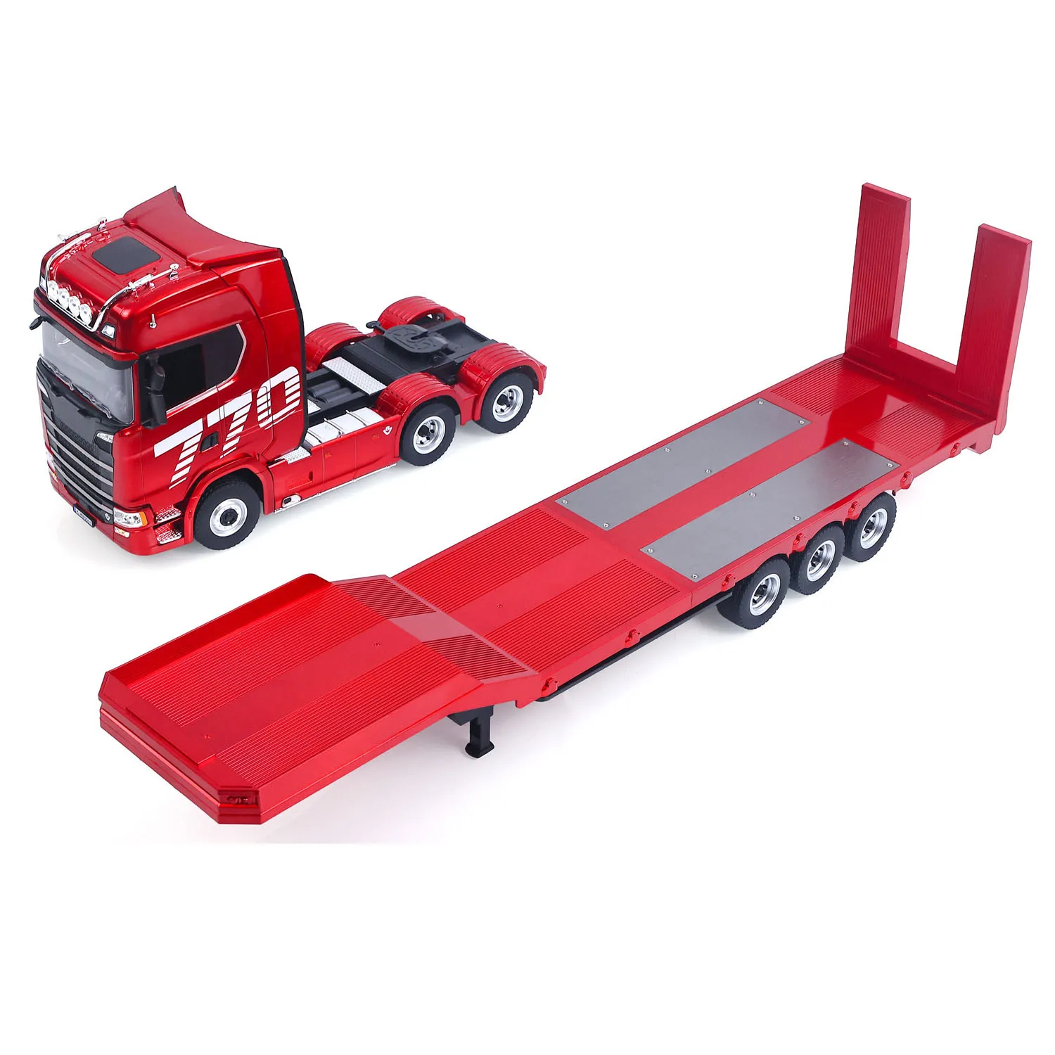 1501A 1/18 HUINA RC Traktor und 3-Achs-Sattelanhänger 19CH RTR 770S 2.4G Sound-Licht-System Ferngesteuertes LKW-Modell – Detail 26