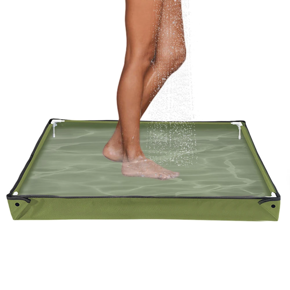 

Shower Tent Floor Base Foldable Shower Base Awning Shower Tray for Travel Shower Beach Pet Bath