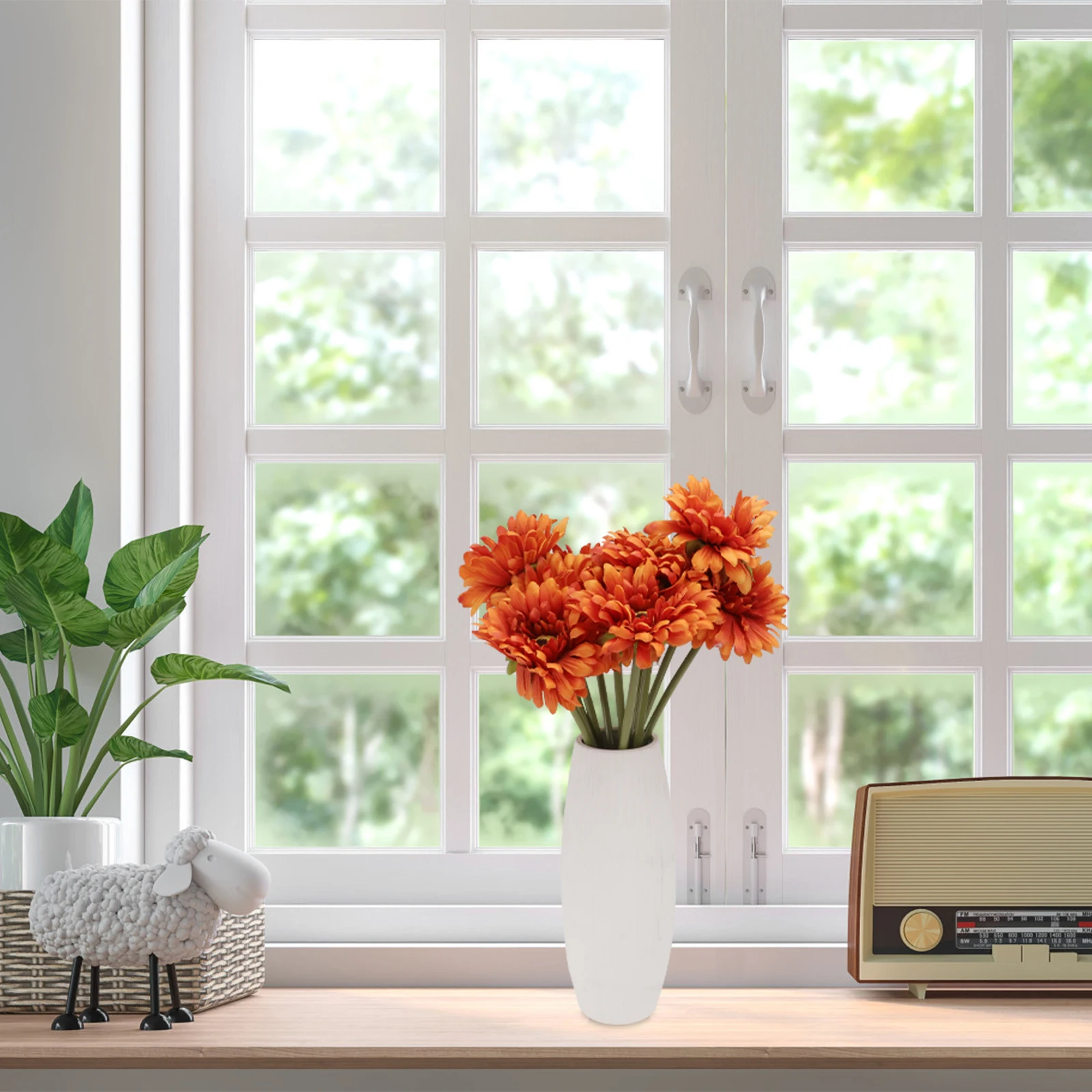 

10 Pcs Decorations Artificial Bouquet Autumn Chrysanthemum Flower Interior Stems Baby