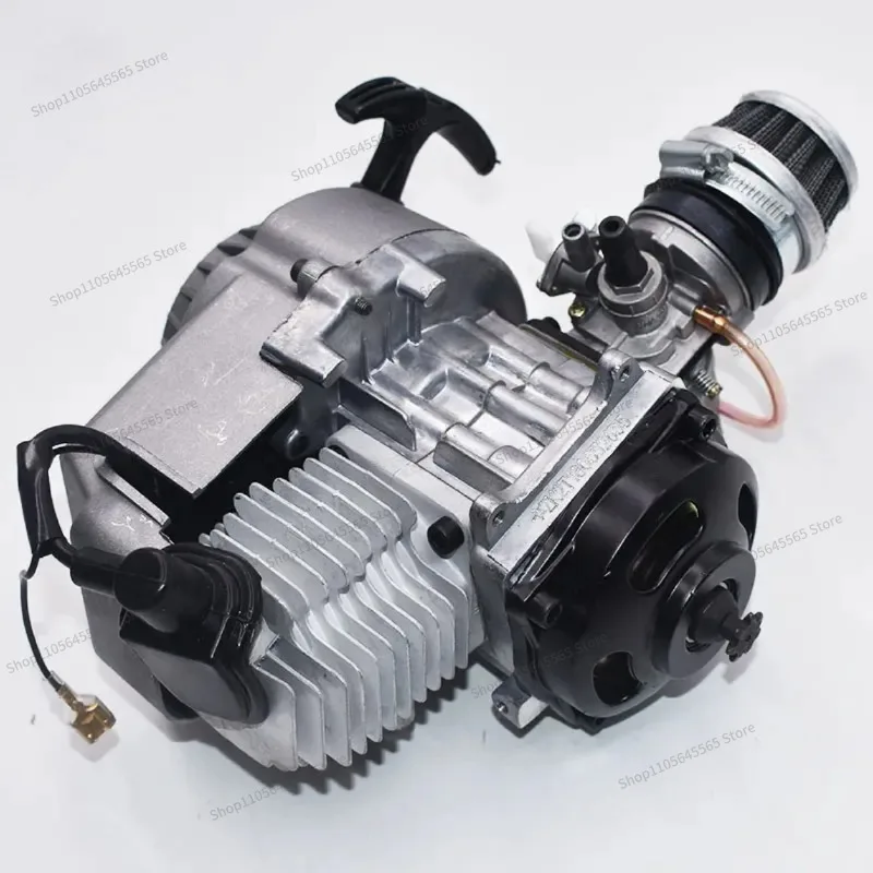 Suitable for 49CC two-stroke four-wheel engine small motorcycle two-stroke oil engine