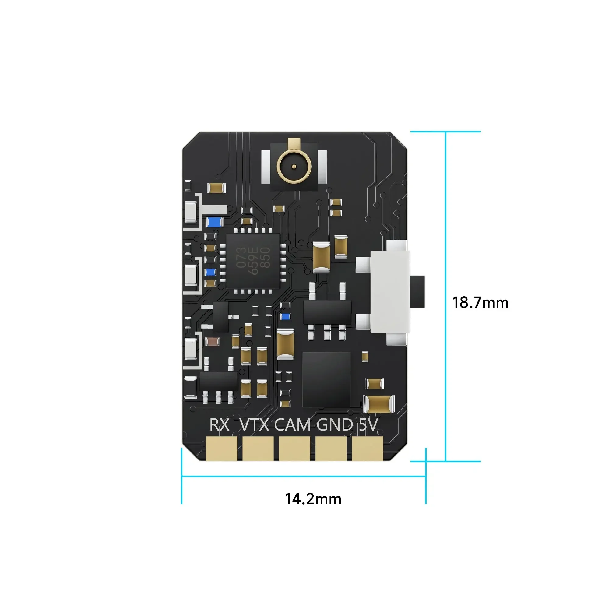 GEPRC RAD Tiny 5,8G 400mW VTX 48CH 14X18,5mm für FPV Freestyle Micro Drone DIY Teile