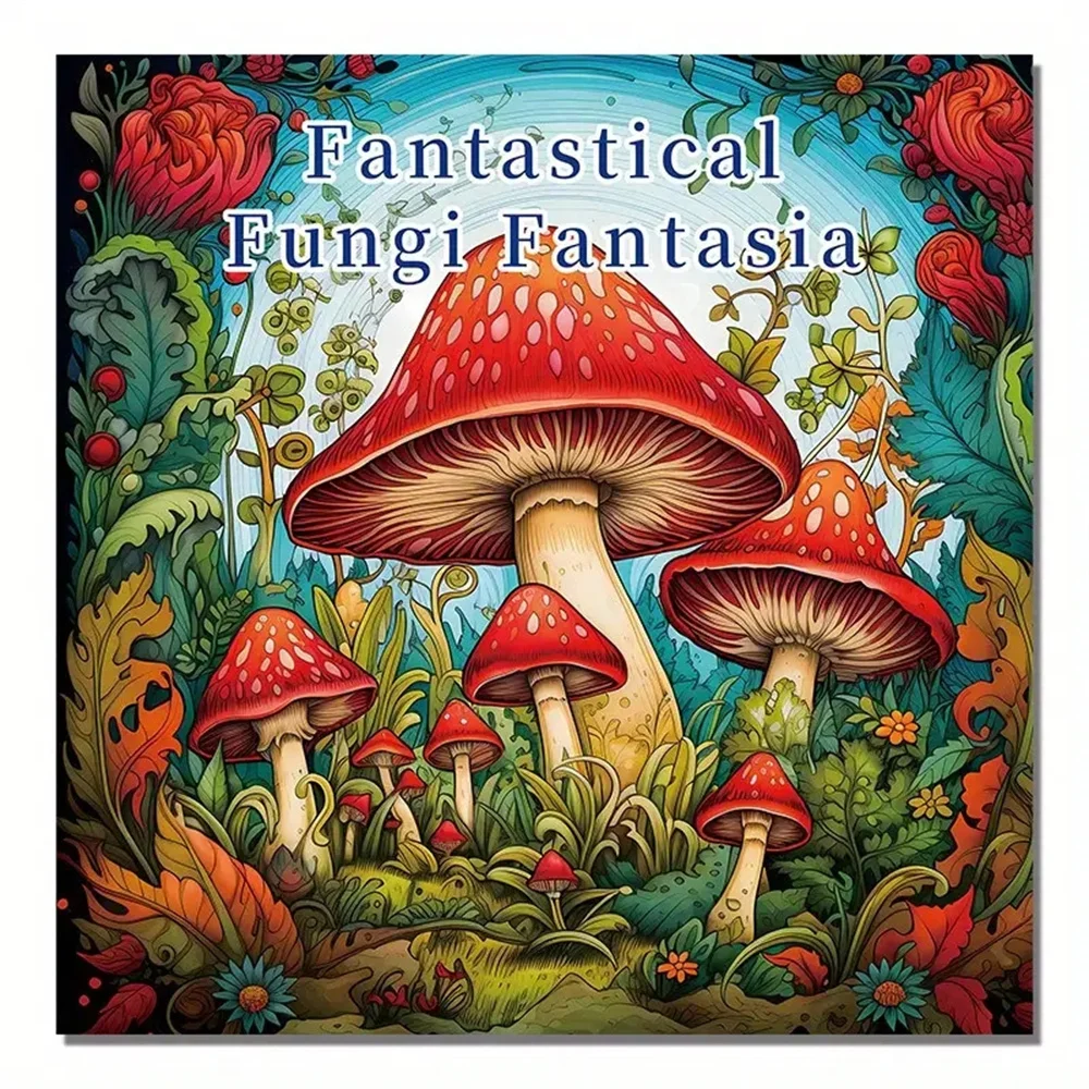 1pc Art Coloring Book 22 Page Coloring Books Gift For Birthday Party Relieve Stress Kill Time Graffiti Painting Drawing Art Book