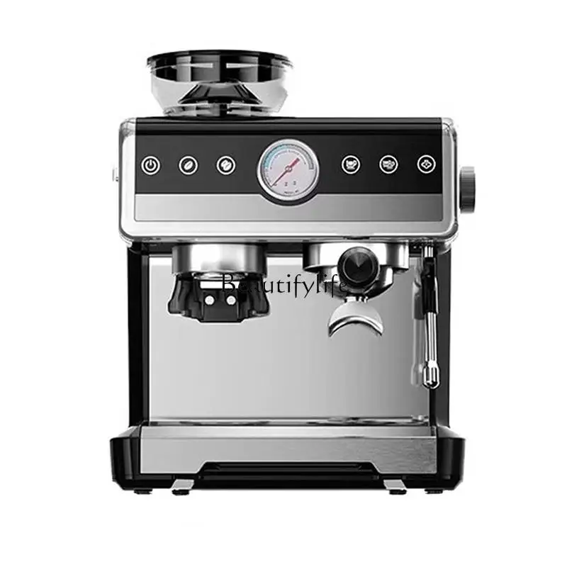 

Italian automatic double boiler coffee machine grinding bean machine
