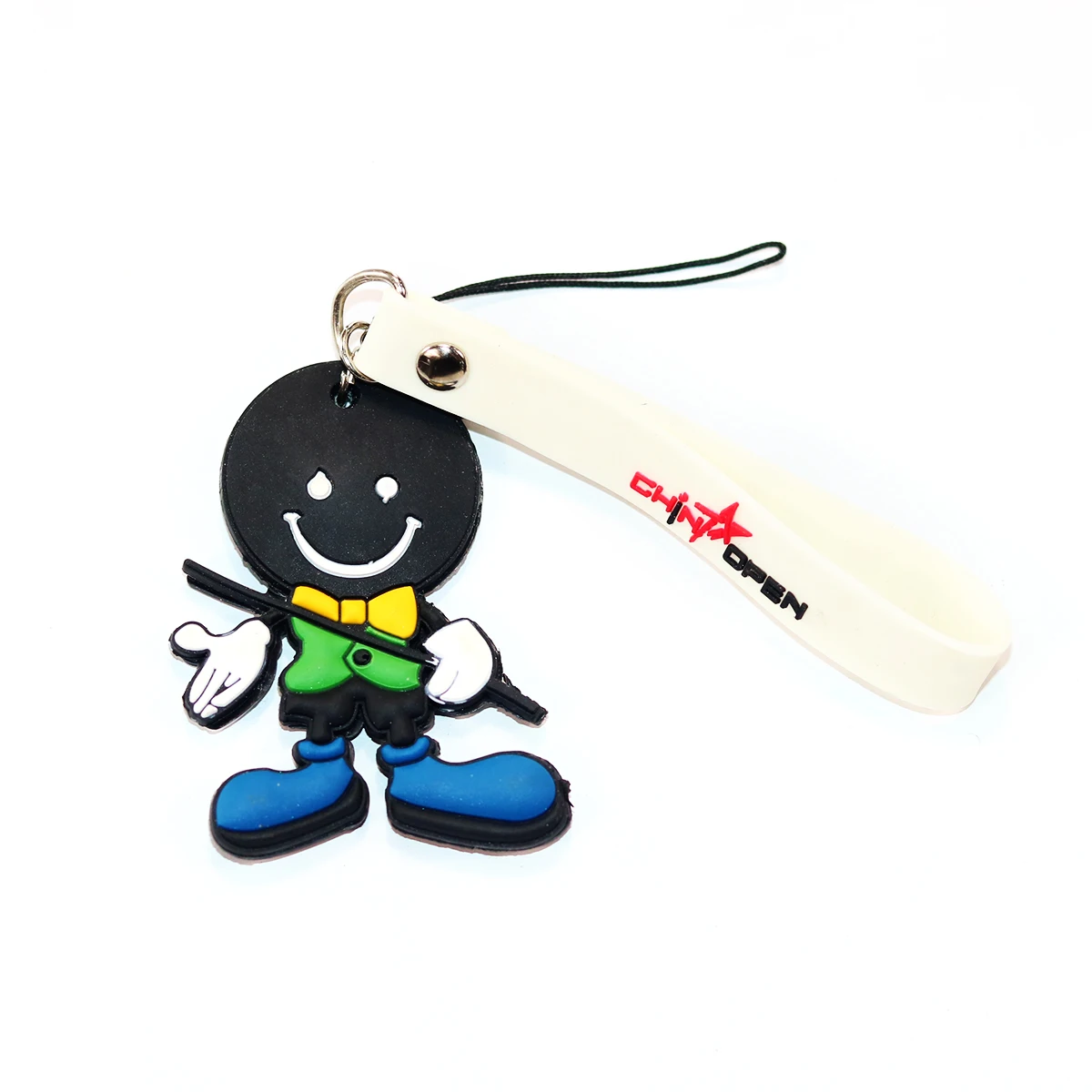

Lucky Smile Face Creative Billiard Accessory Pool Keychain Key Ring for Men Women Keyring Gift Fashion Jewelry