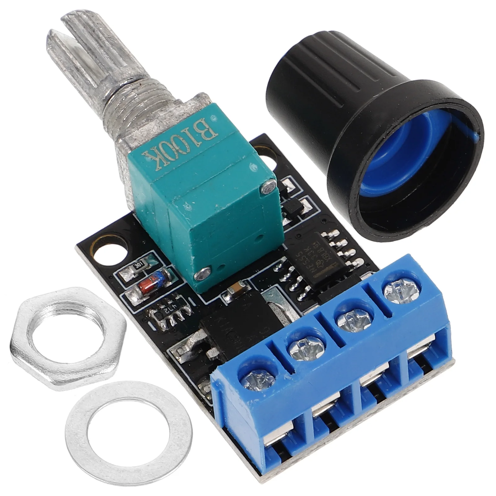

PWM DC Motor Speed Controller 5V-16V 12V Adjustable Dimming Tool Parts Variable Governor Low Voltage Speed Module