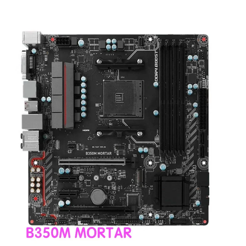 Suitable For MSI B350M MORTAR Motherboard AM4 DDR4 Mainboard 100% Tested OK Fully Work