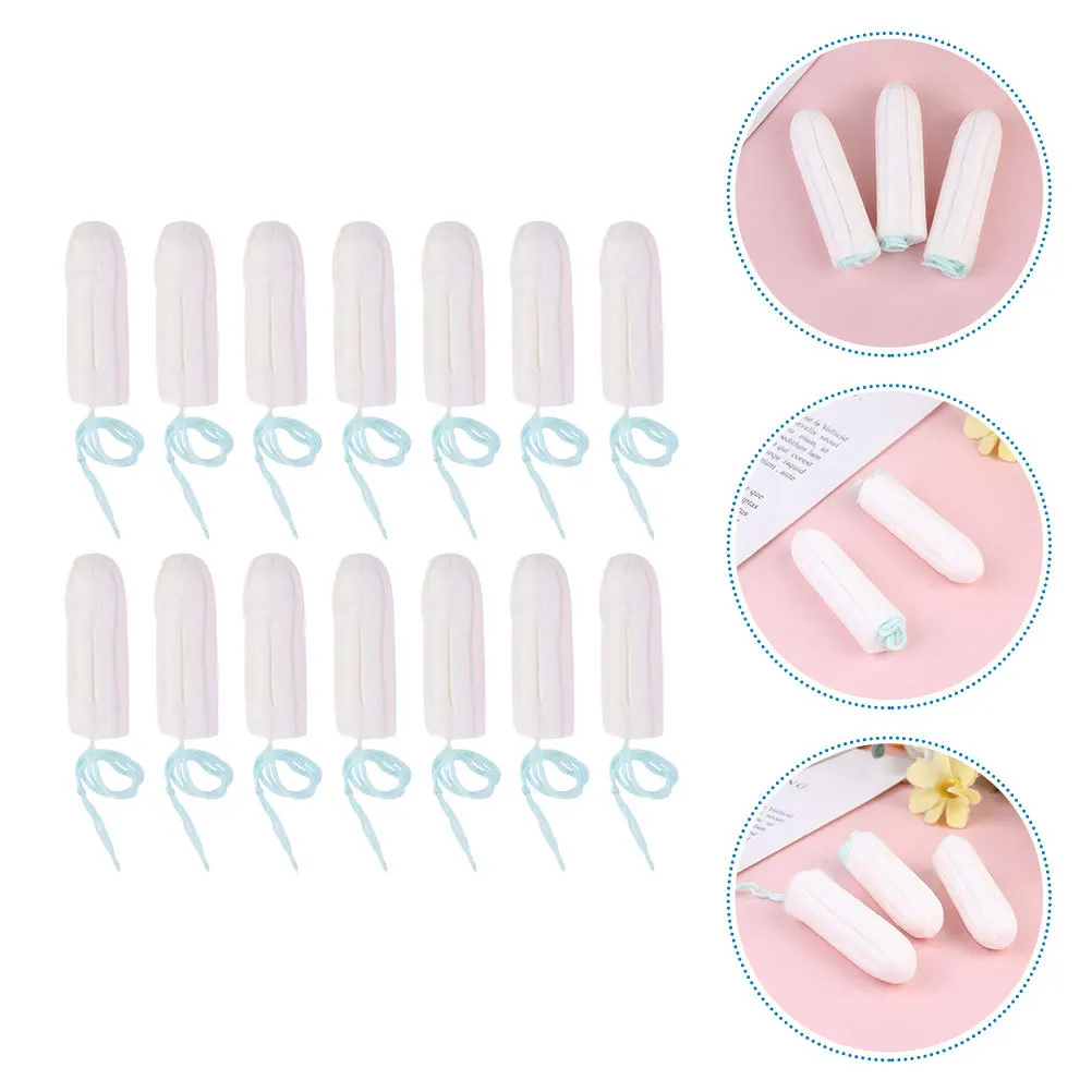 

50pcs Sanitary Tampon Cotton Menstrual Supplies Portable Female Care Tool Disposable Lightweight Women Hygiene Product