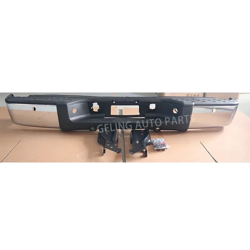 

For 2007 2008 2009 2010 2011 2012 2013 Chevy Silverado/C Sierra 1500 Black Rear Bumper with Park