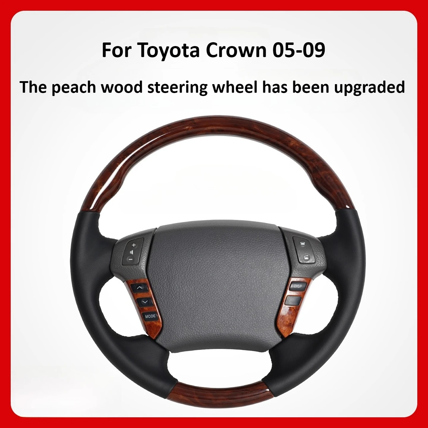 For Toyota Crown/Alphard Steering wheel modification high temperature resistance anti slip breathable odorless and comfortable