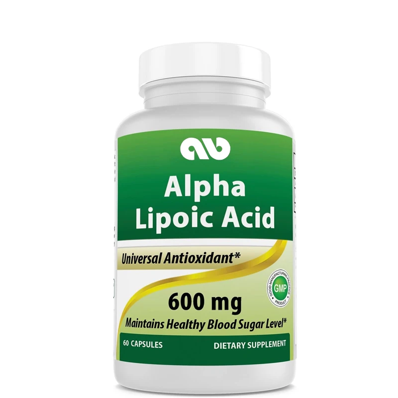 Alpha lipoic Acid 600มก. 60แคปซูล-Ala สารต้านอนุมูลอิสระที่มีประสิทธิภาพ-ปราศจากน้ำตาล, ปราศจากนม, ปราศจากข้าวโพด, ปราศจากถั่วเหลือง,