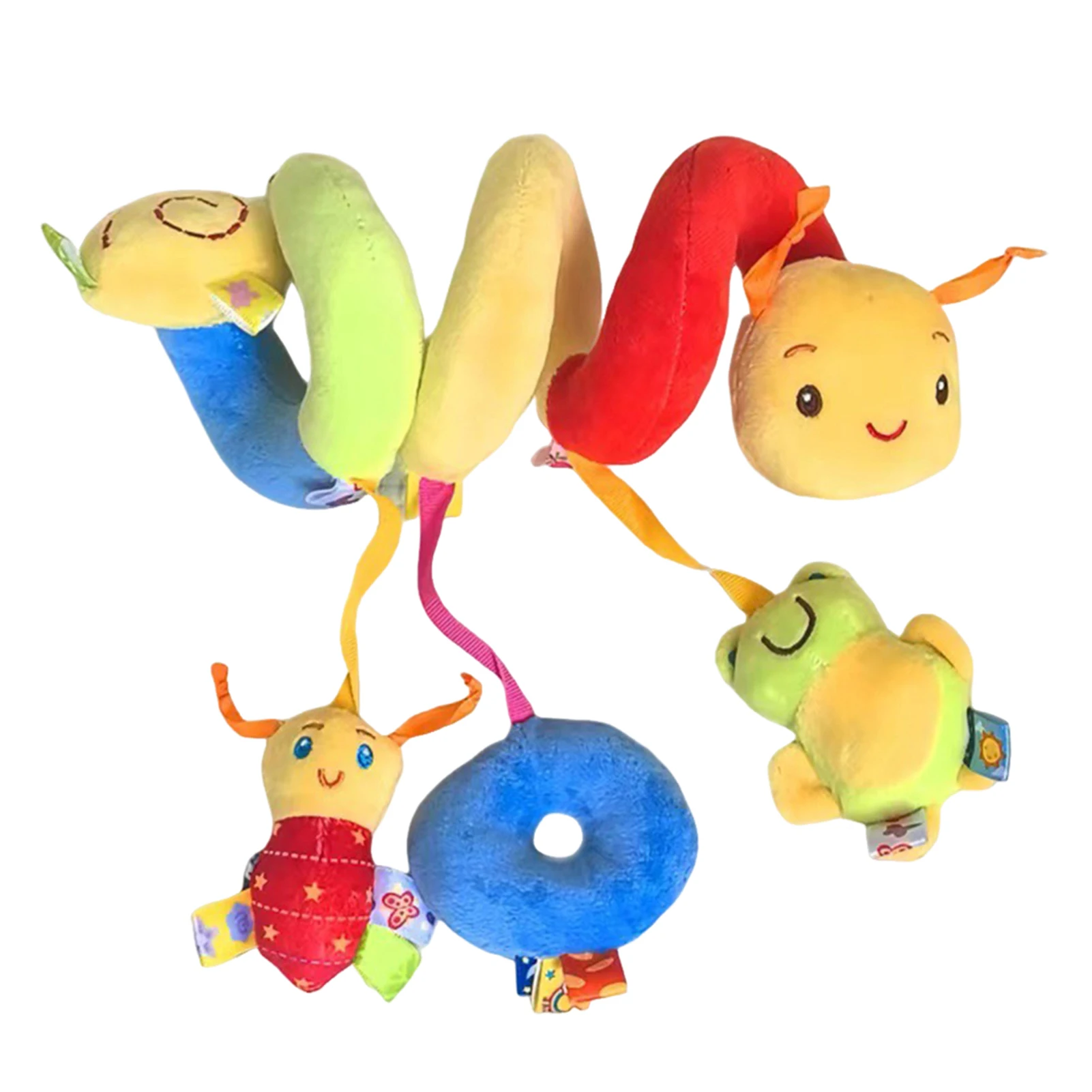 Baby-Spiralen zum Aufhängen, Kinderwagen, Autositze, bunte Cartoon-Eltern-Kind-Interaktion, Lernspielzeug