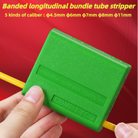 AUA-08 4.5/6/7/8/11mm Banded Longitudinal Bundle Tube Stripper Optical Fiber Cable Jacket Slitter Loose Tube Wire Stripping Tool