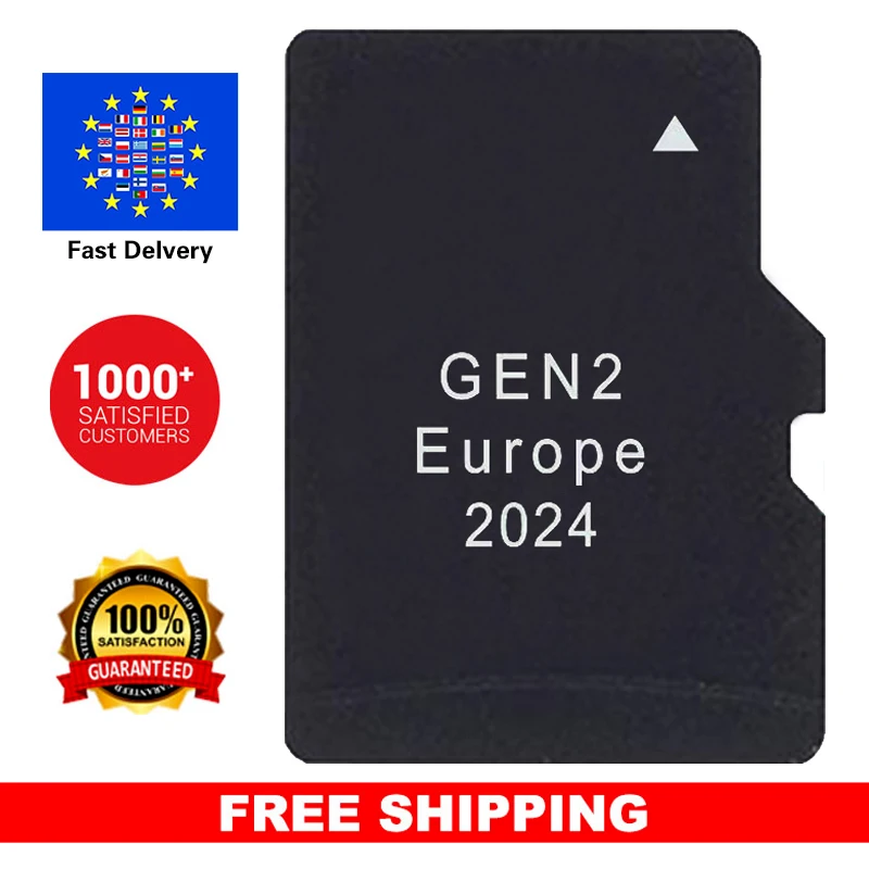 TF Card for Subaru GEN2 Fujitsu Ten Sat Nav 2024 Update Maps EU UK CAN/USA/MEX P56YH03-E2024 for Outback/Levorg/Impreza/WRX/STI