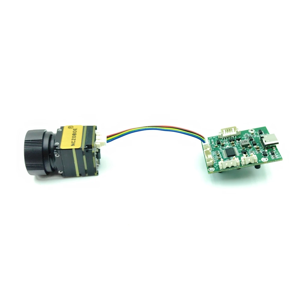 

NCZOBOE 256*192 Analog CVBS Thermal Imaging Micro Camera Module Industrial Inspection Thermal Camera for Industrial Inspection