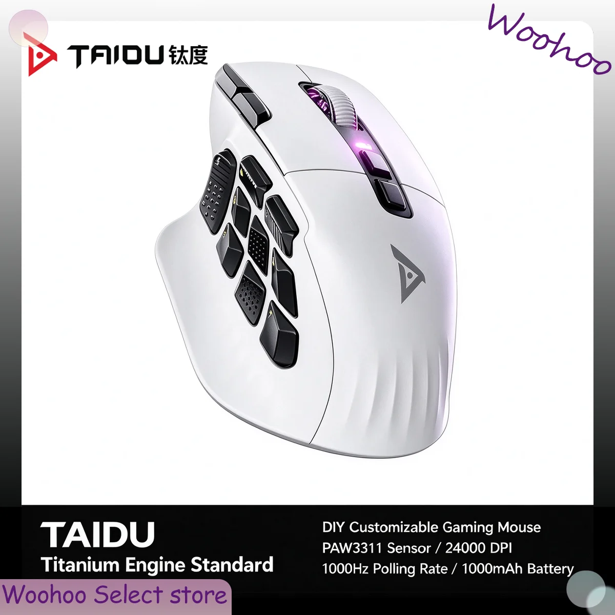 taidu-tsg908-mouse-da-gaming-per-esports-tre-modalita-wireless-paw3311-pulsanti-multipli-personalizzabili-design-cavo-accessorio-da-gaming-per-pc-con-manico-grande