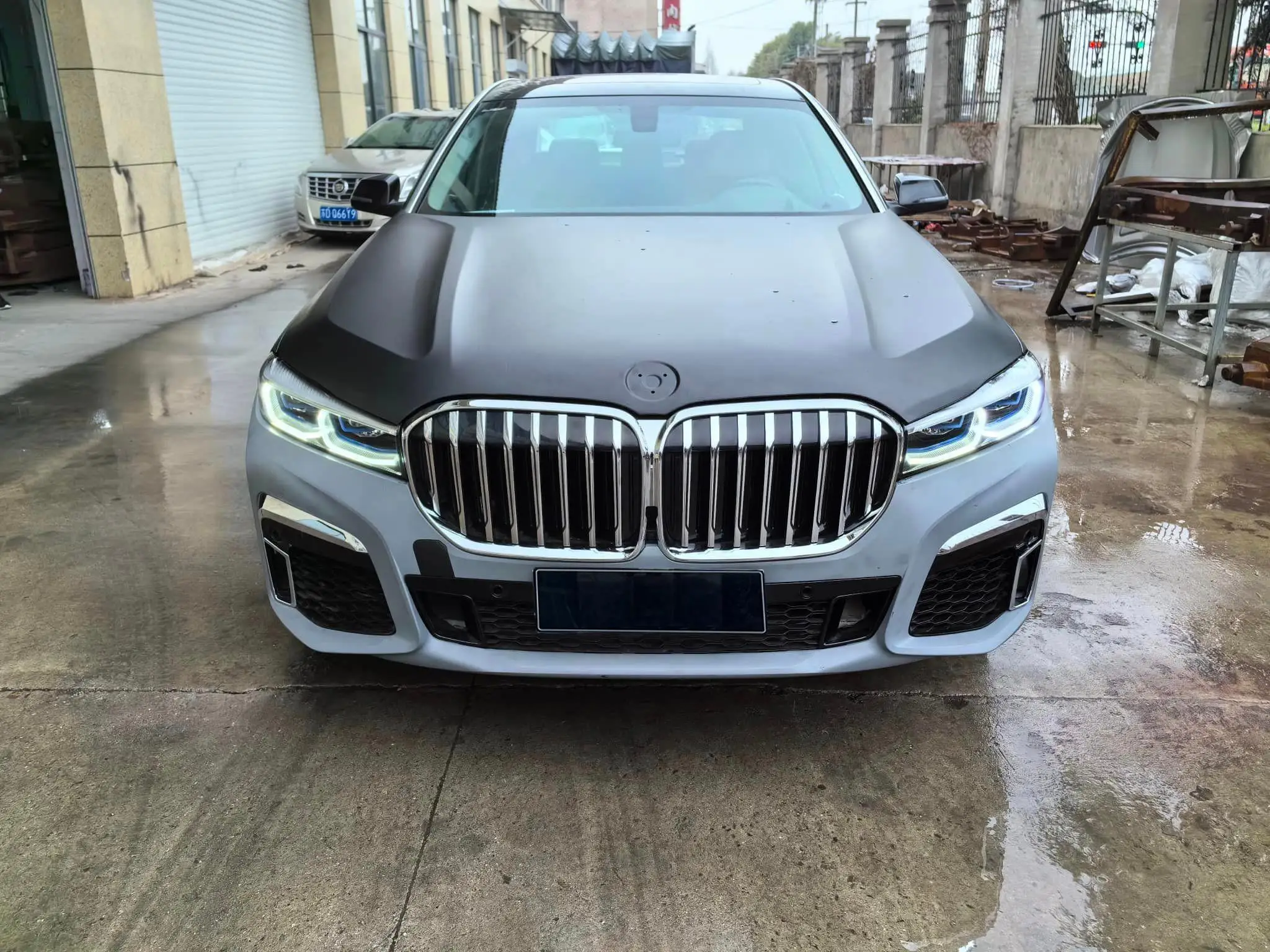بيع المصنع مباشرة لـ 7series F01 F02 Bodykit 08-15y ترقية إلى 2023 G11 G12 LCI M760 Sport Sedan Bodykit الحاجز الخلفي 1:1 #2