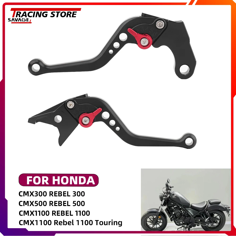 

Motorycle Short Brake Clutch Lever Handles For HONDA CMX300 CMX500 CMX1100 Rebel 300 500 1100 Adjustable Handle Hand Control Kit