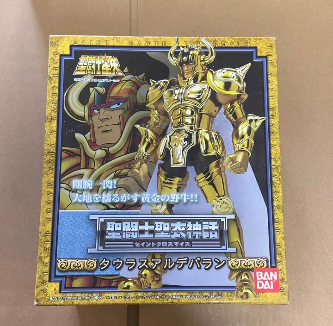 Spot Bandai Saint Cloth Myth Golden Taurus Aldebaran Old Version 1.0 Saint Seiya Metal Armor PVC Action Figure Toy Series