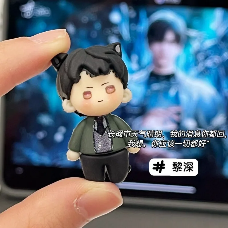 ความรักใหม่และ Deepspace Sylus Caleb Zayne Rafayel Xavier การ์ตูน Q Edition รูปสร้างสรรค์เกมอุปกรณ์ต่อพ่วงโต๊ะเครื่องประดับของขวัญ