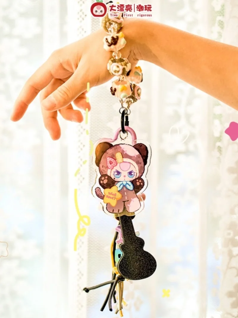 新しい Babythree ブラインドボックス愛ユニオンタイムペンダントシリーズベビー 3 キーホルダーかわいい人形フィギュアミステリーボックスコレクションギフト