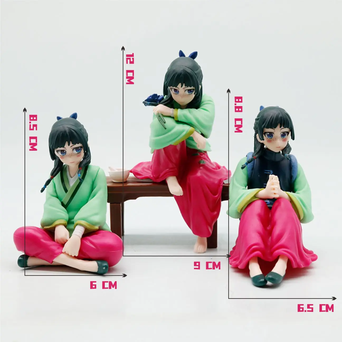 Em estoque estatuetas de gato estilo antigo |   Os Diários de Boticário Anime Merch |   Ornamento de mesa, leque colecionável e presente superior