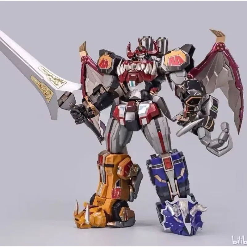 

В наличии Модель взрывной обработки ZL-01 ZL01 Божественный зверь Комбинированная команда динозавров McZod Mecha Мобильный готовый продукт