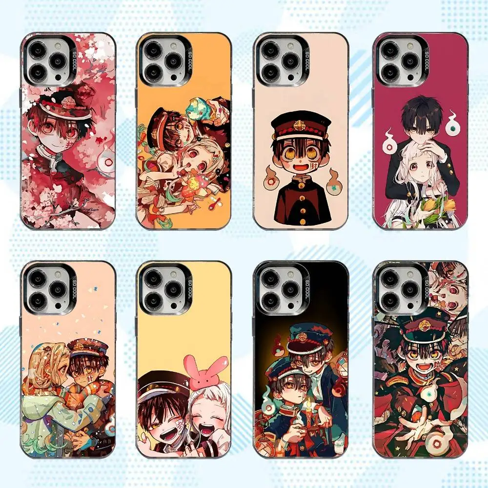 

H-Hanako Anime Kun Phone Case For iPhone 16,15,14,13,12,11,Mini,Pro,SE,MAX White Matte Shockproof Cover