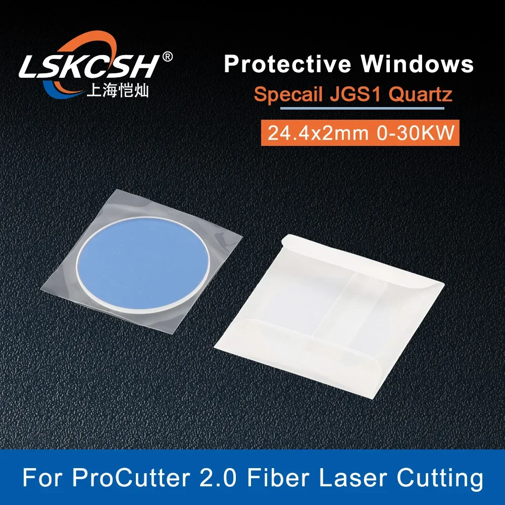  10Pcs/Lot Fiber Laser Protective Windows Cover Slides P0595-90154 D24.4d2 For ProCutter 2.0 Fiber Laser Cutting Head