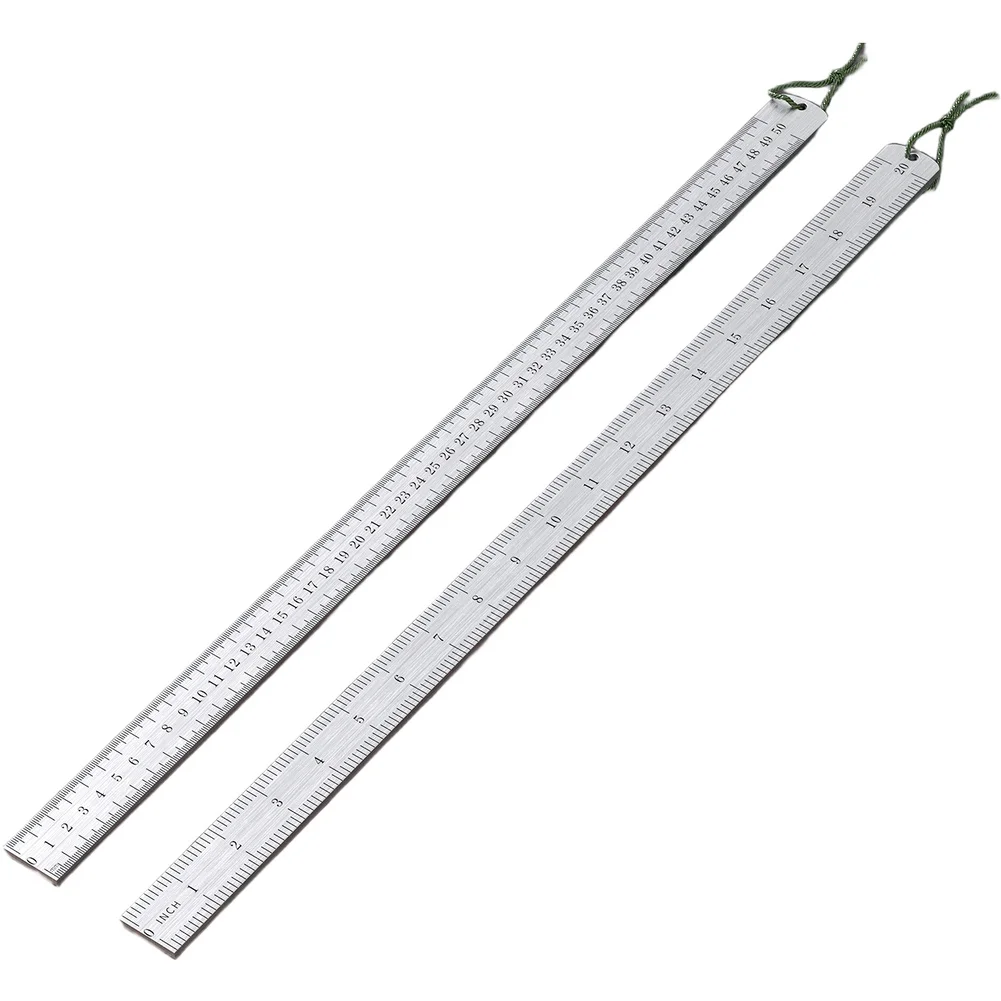 Multifunctional Manganese Steel Measuring Ruler 5mm Thickness Hardened Straightedge With Wrench Design For Versatile Tool Use
