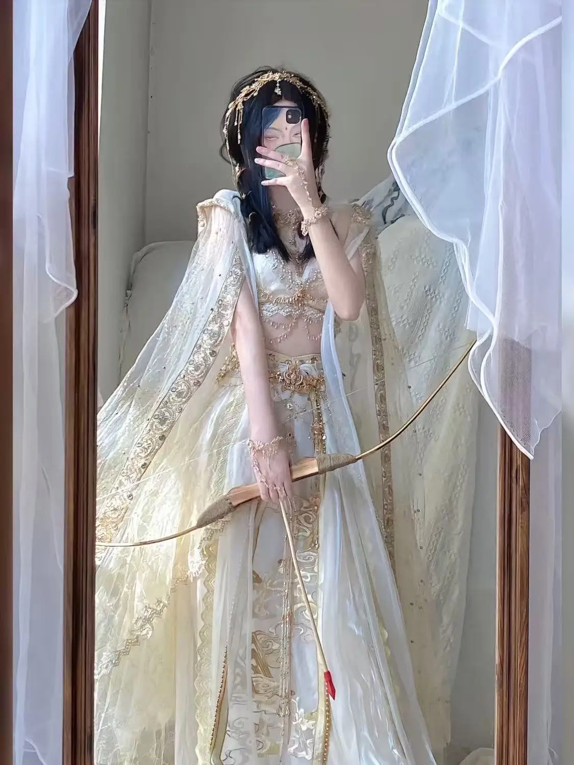 

Exotic Princess Cosplay Costume Niche Dunhuang Goddness Hanfu Dress Set Beach Party Stage Suits Carnival Performance Dress Han