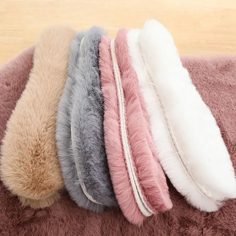 Sol Dalam Sepatu Kulit Domba Asli Musim Dingin, Bulu Asli, Wol, Pria Wanita, Hangat Lembut Tebal, Kasmir Hangat, Sepatu Bot Salju