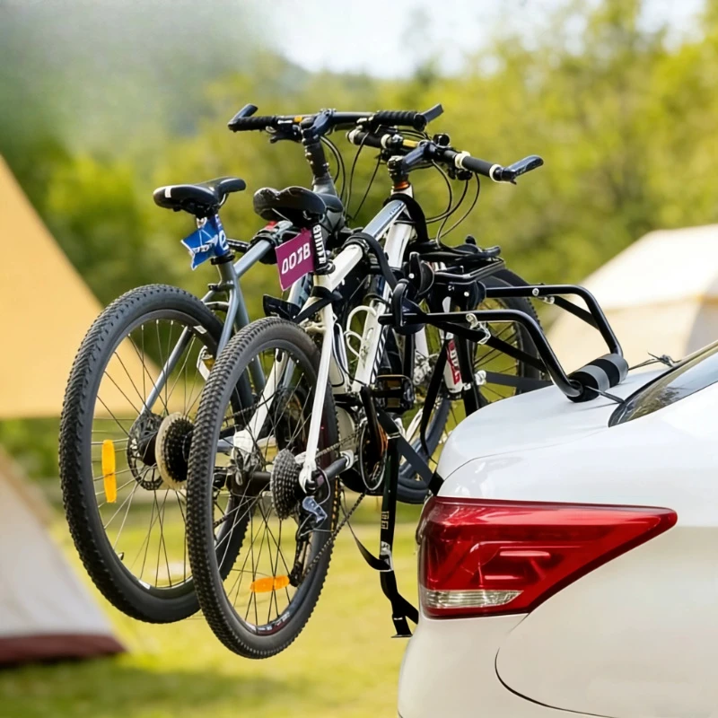 Universal Cars Bicycle Frame Rear Frame Car Suspension Frames No Blocking License Plate Anti-falling Bicycles Rear Hanging