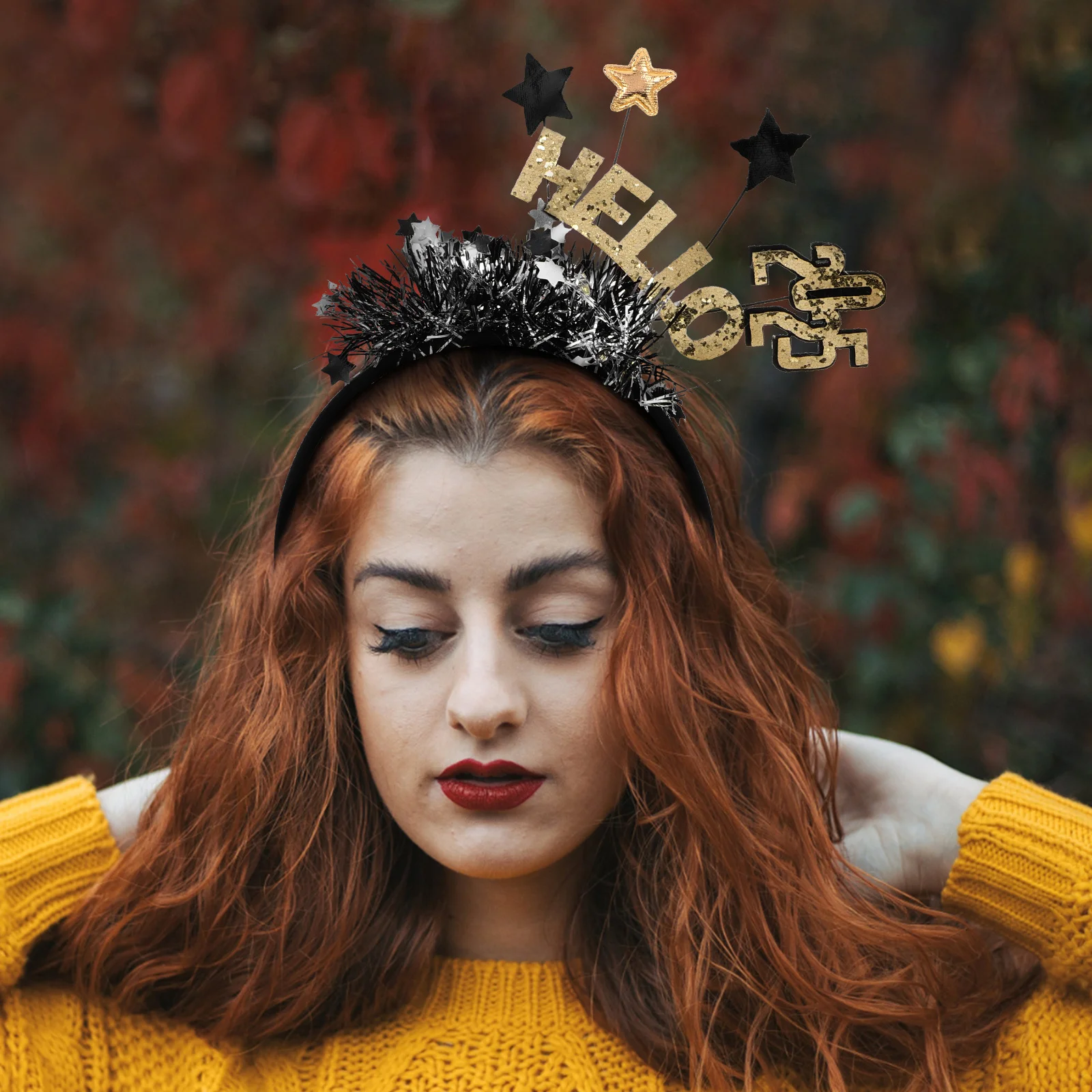 

Happy New Years Decorations Outfit Crowns Has Hats Party Supplies Headwear Props