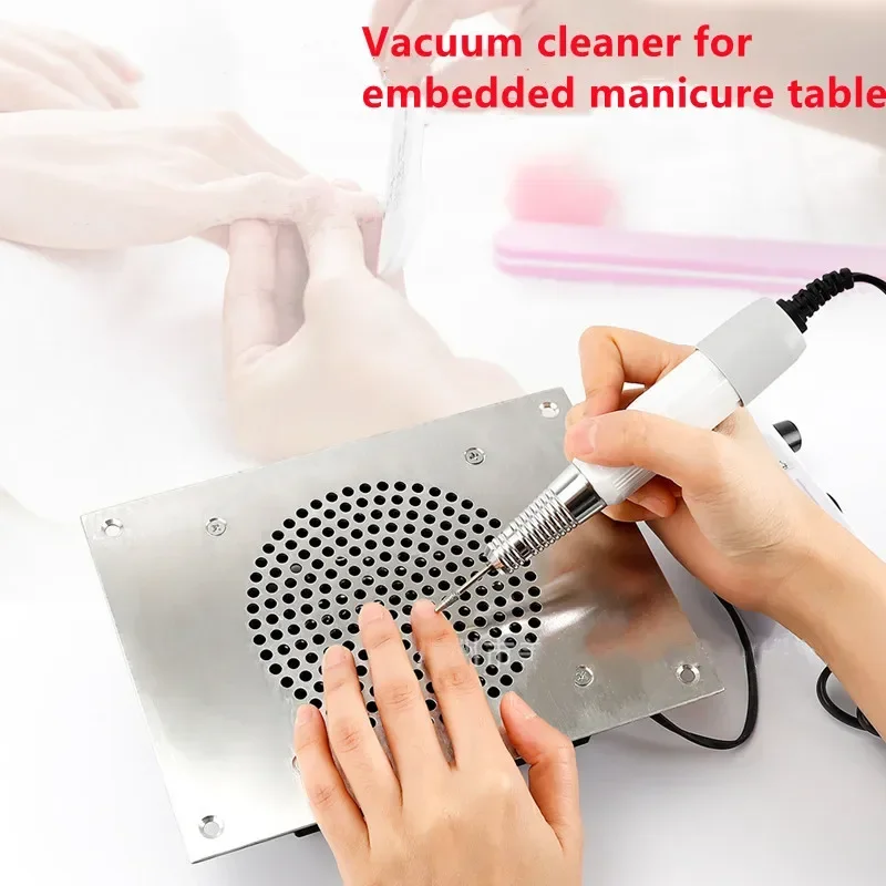 Manicure Table Vacuum Cleaner Powerful Nail Suction Dust Collector Nail Vacuum Cleaner Nail Equipment Manicure Art Care Tools