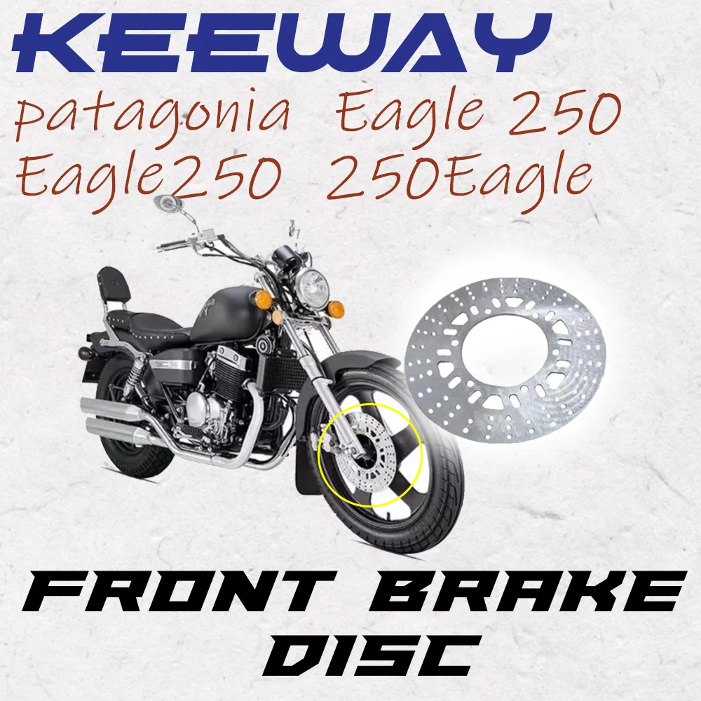 

Motorcycle front brake disc brake pads suitable for Kaiwei Patagonia Eagle 250 Eagle 250 250 Eagle motorcycle
