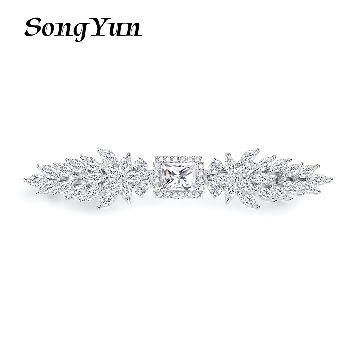 

SongYun Jewelry Manufacturer MHT New Fashion Commuting Side Clip Women Side Zircon Hair Ornaments