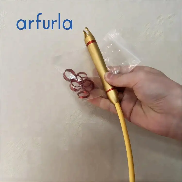 2-in-1 Vascular Removal Handle for 980nm/1470nm Laser Spider Vein Diode Laser Tool Handpiece Metal Material SAM905