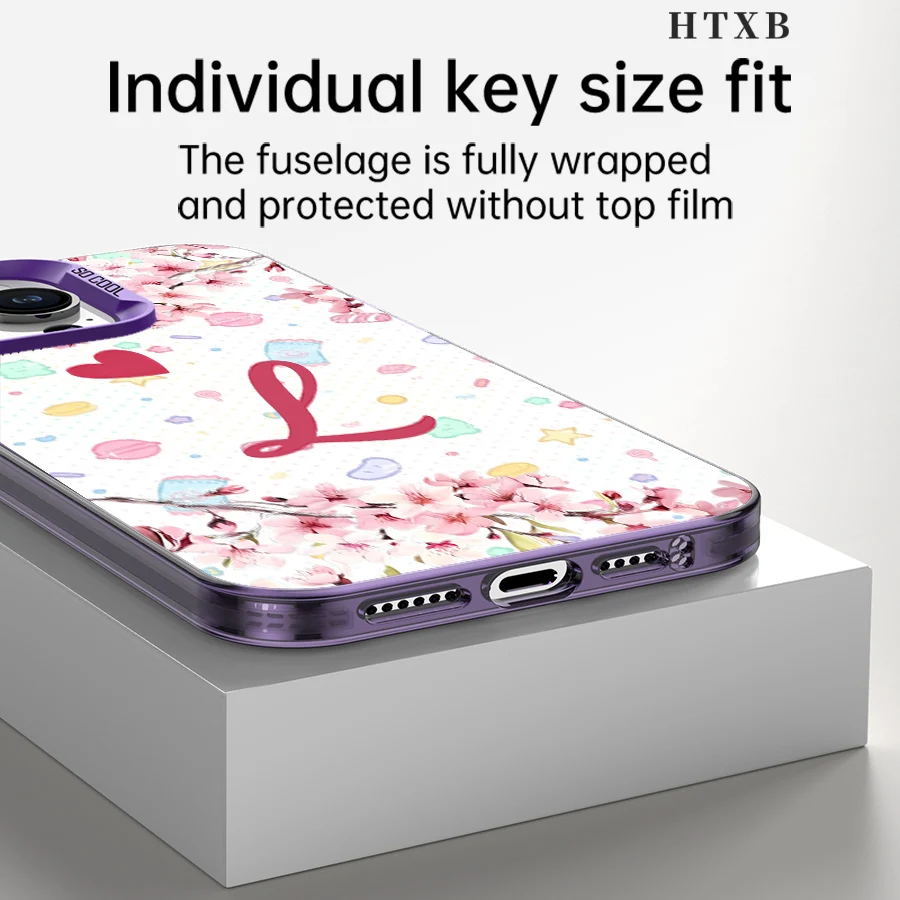 桜の文字L iPhoneケース iPhone 17～11 Pro Max Plus対応