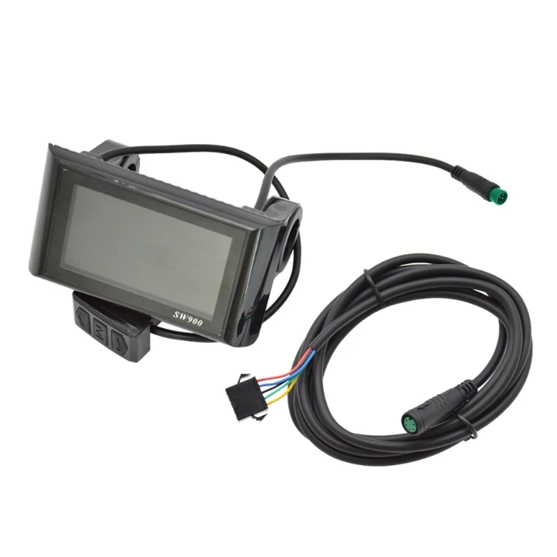 Electric Bike LCD Display, 24V 36V 48V 60V Ebike Display Meter Control Panel,Scooter LCD Panel Screen