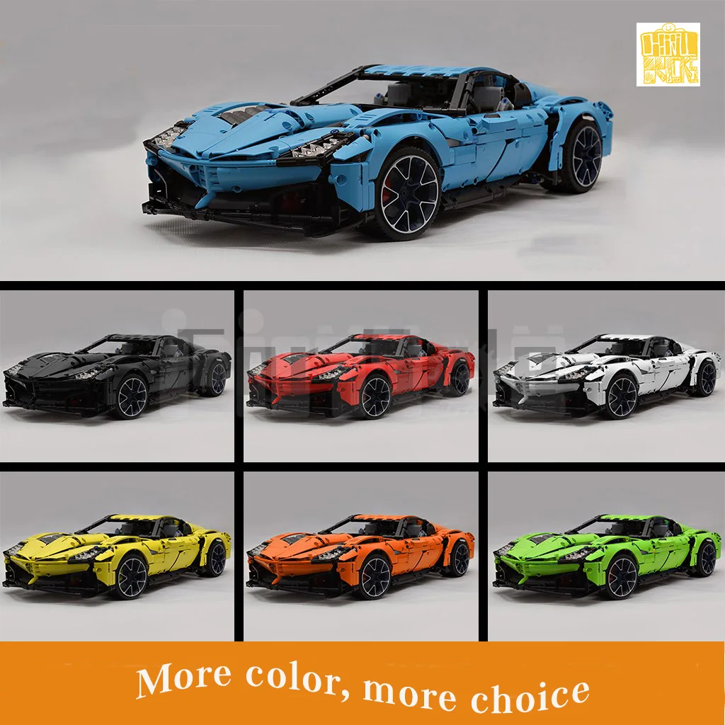 Moc-31189 G Super Car Model With PDF Drawings Building Blocks Bricks Kids DIY Toys Birthday Christmas Gifts